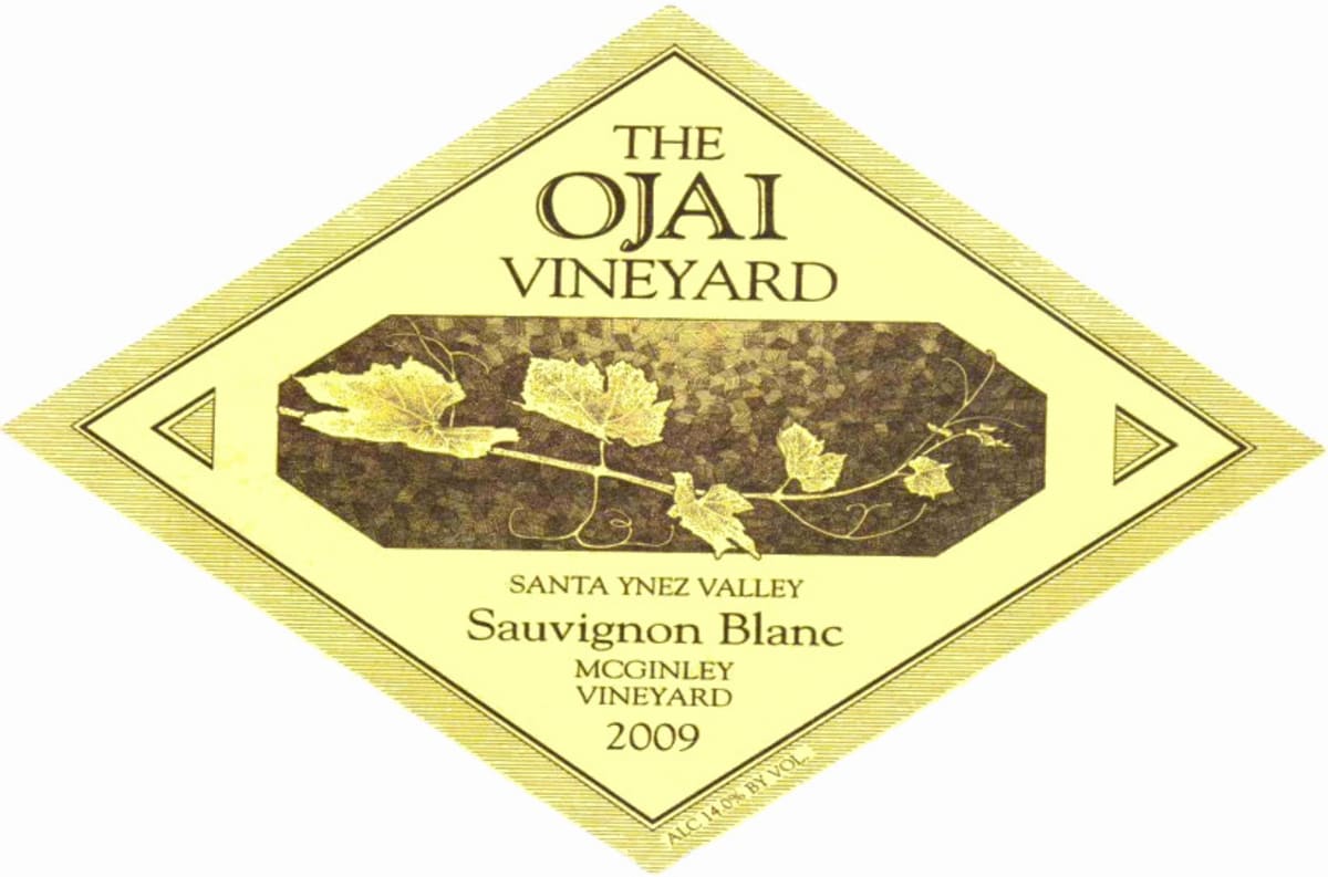 Ojai McGinley Vineyard Sauvignon Blanc 2009 Front Label
