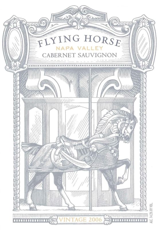 Flying Horse Cabernet Sauvignon 2006 Front Label