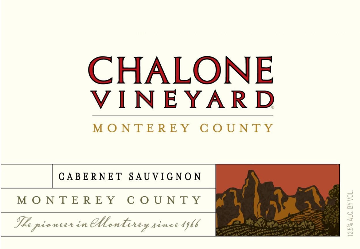 Chalone Monterey County Cabernet Sauvignon 2014 Front Label