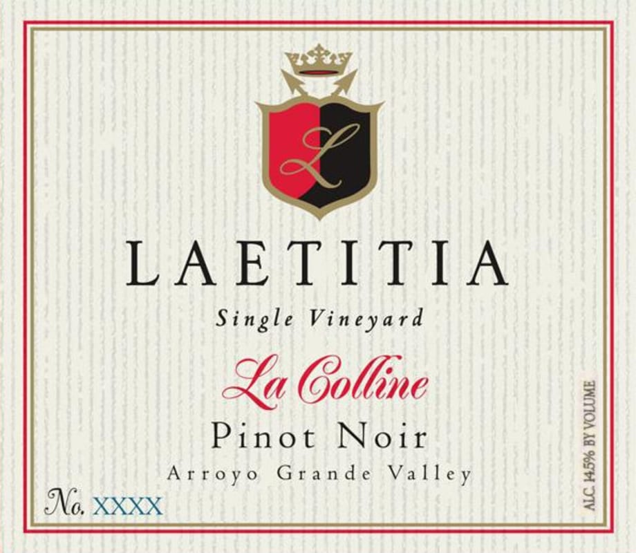 Laetitia La Colline Pinot Noir 2004 Front Label