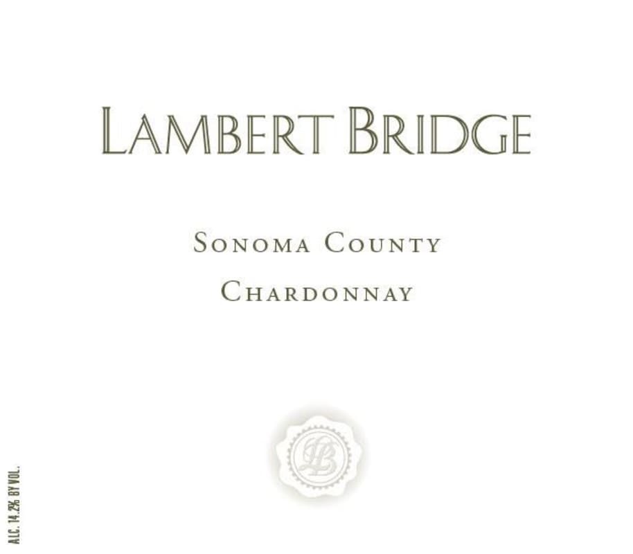 Lambert Bridge Chardonnay 2014 Front Label