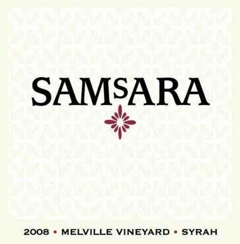 SAMsARA Melville Vineyard Syrah 2008 Front Label