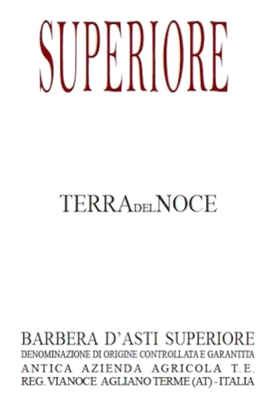 F.lli Trinchero F.lli Trinchero Barbera d'Asti Terra del Noce Superiore 2010 Front Label