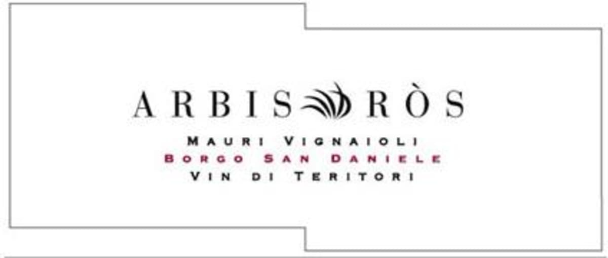 Borgo San Daniele Arbis Ros Rosso 2013 Front Label