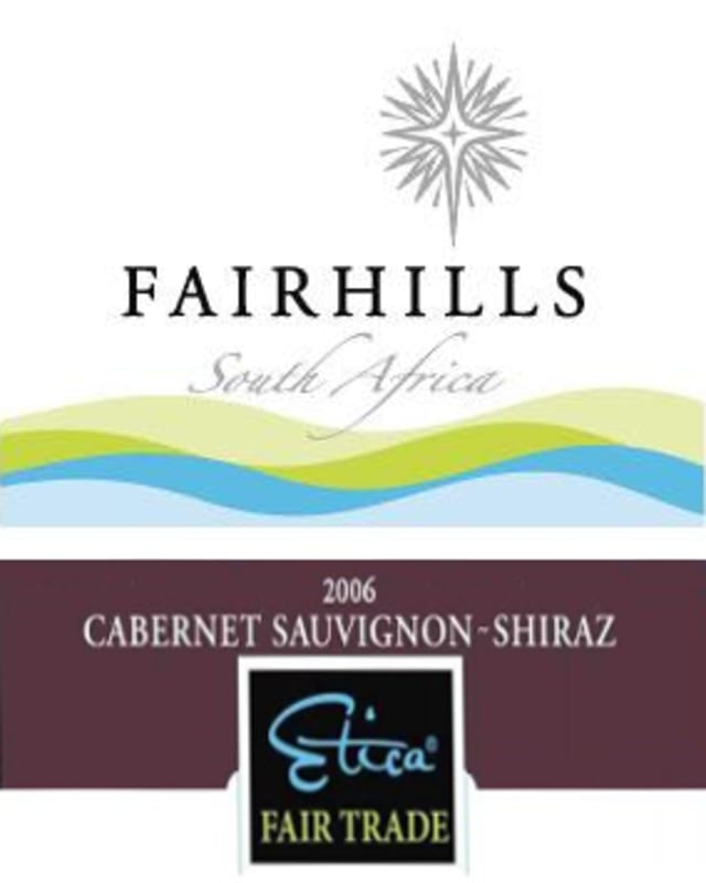 Fairhills Wines Cabernet Sauvignon-Shiraz 2006 Front Label