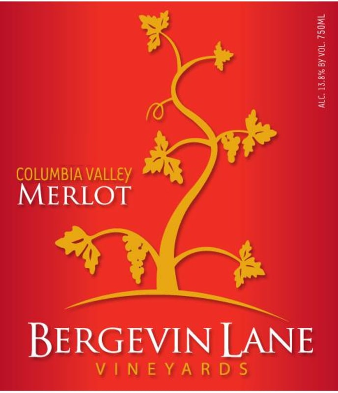 Bergevin Lane Merlot 2005 Front Label