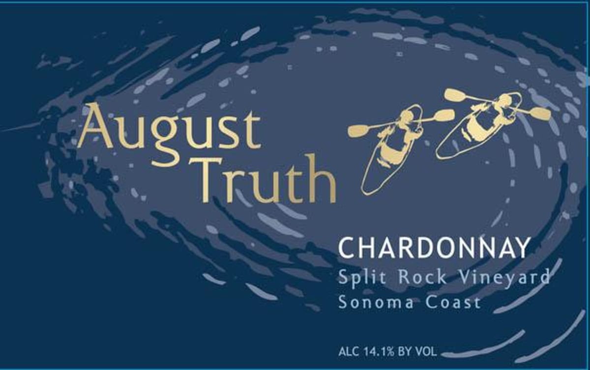 August Truth Split Rock Vineyard Chardonnay 2012 Front Label