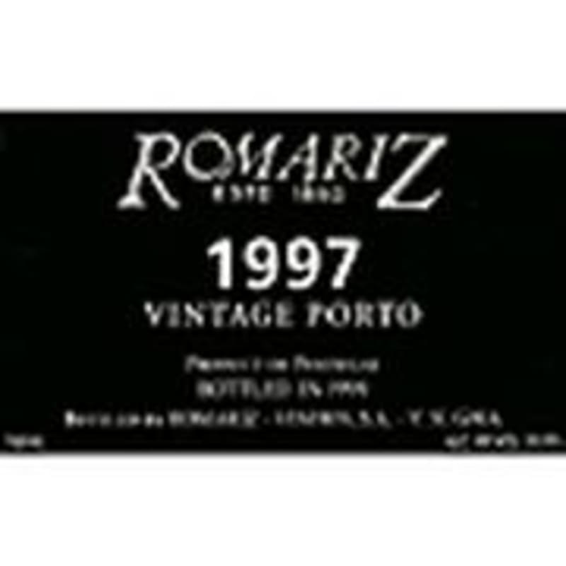 Romariz Vintage Port 1997 Front Label