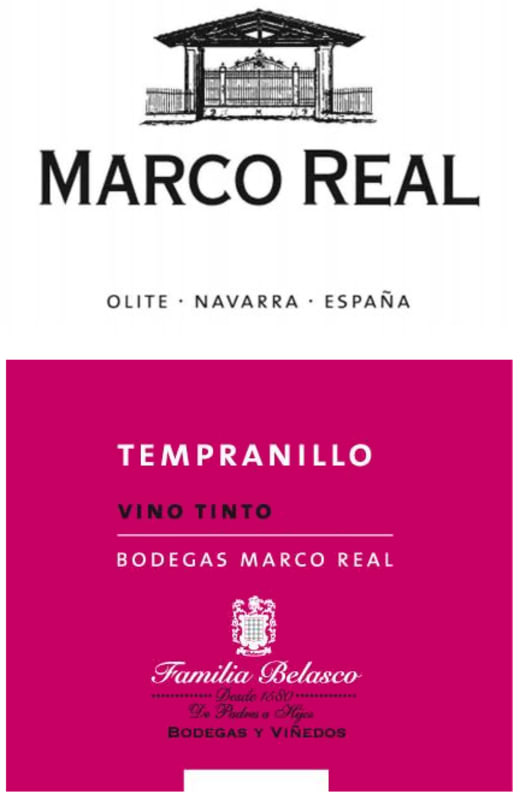 Familia Belasco Marco Real Tinto 2015 Front Label