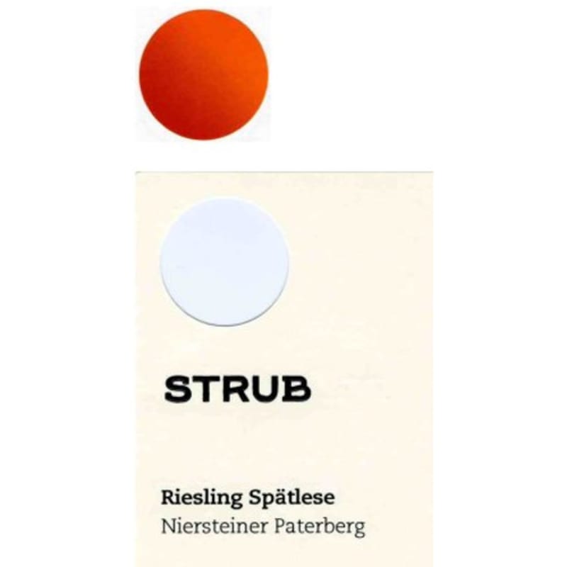 Strub Niersteiner Paterberg Riesling Spatlese 2015 Front Label