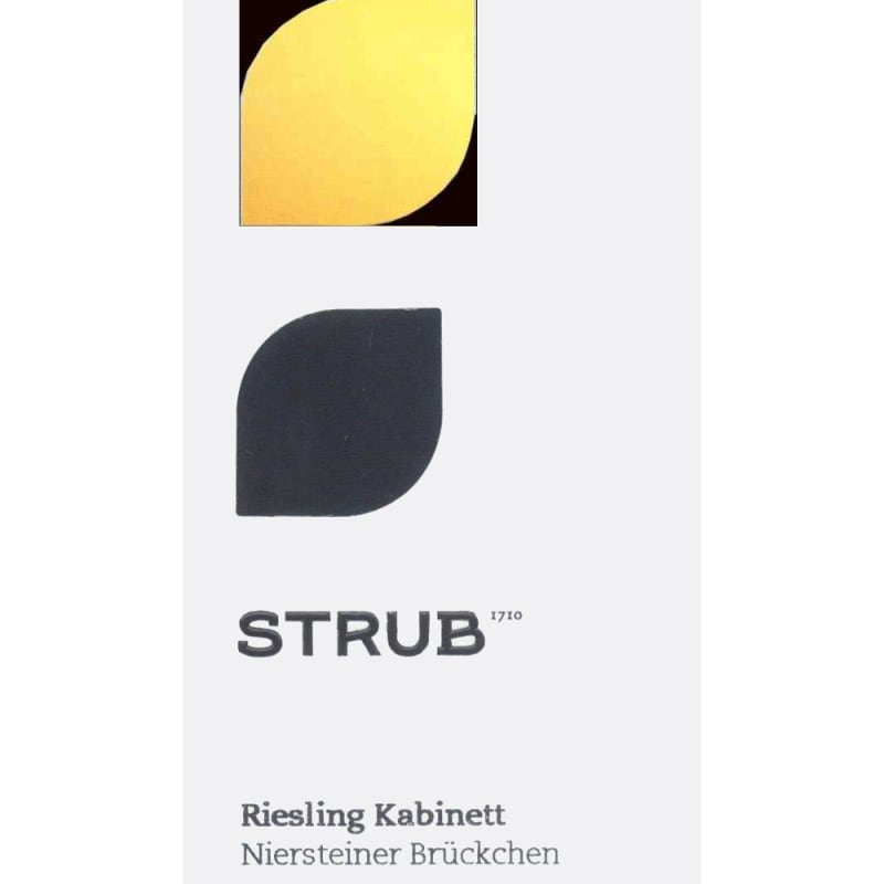 Strub Niersteiner Bruckchen Riesling Kabinett 2015 Front Label
