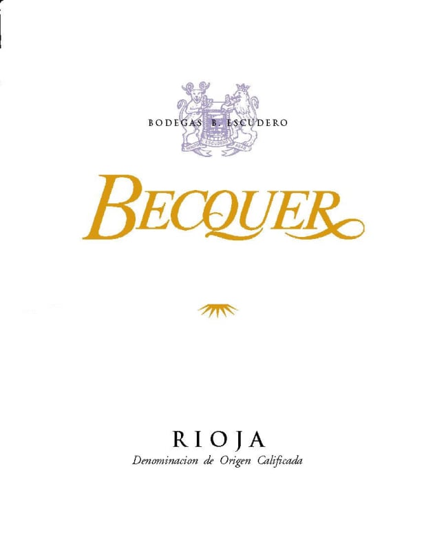 Familia Escudero Becquer Blanco 2012 Front Label