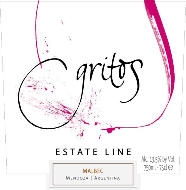 Familia Otero Ramos Gritos Estate Line Malbec 2013 Front Label