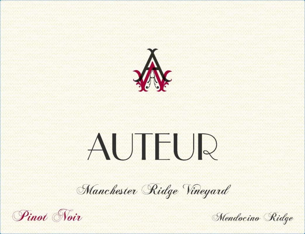 Auteur Wines Manchester Pinot Noir 2013 Front Label