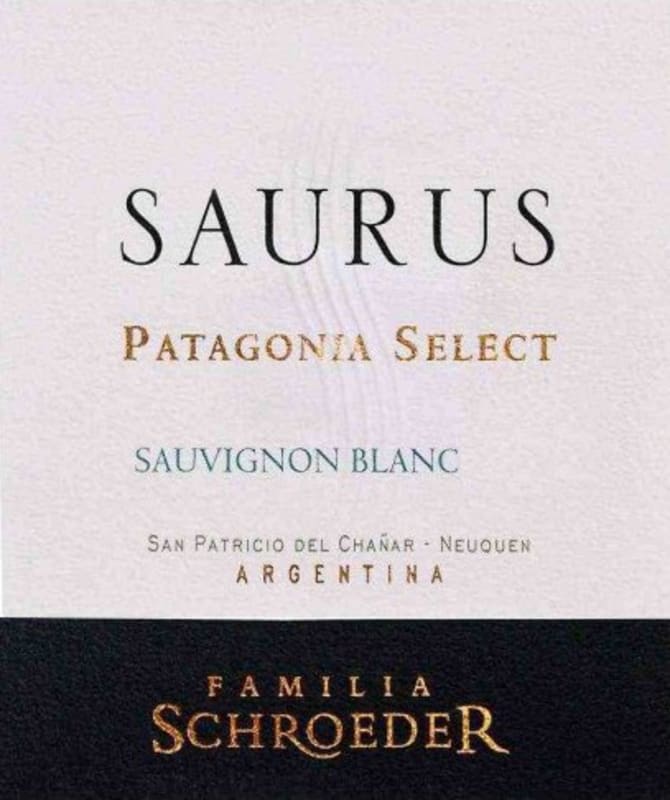 Familia Schroeder Saurus Patagonia Select Sauvignon Blanc 2010 Front Label