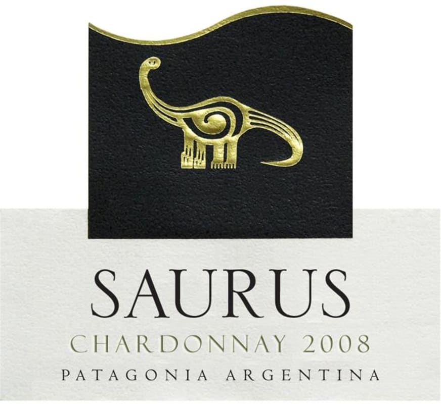 Familia Schroeder Saurus Chardonnay 2008 Front Label