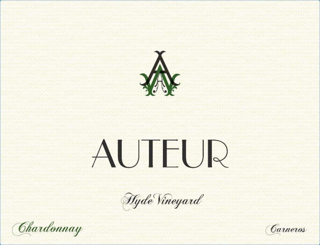 Auteur Wines Hyde Vineyards Chardonnay 2013 Front Label