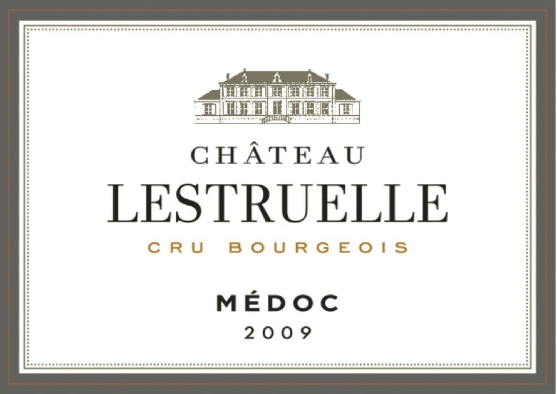 Famille Bouey Chateau Lestruelle 2009 Front Label