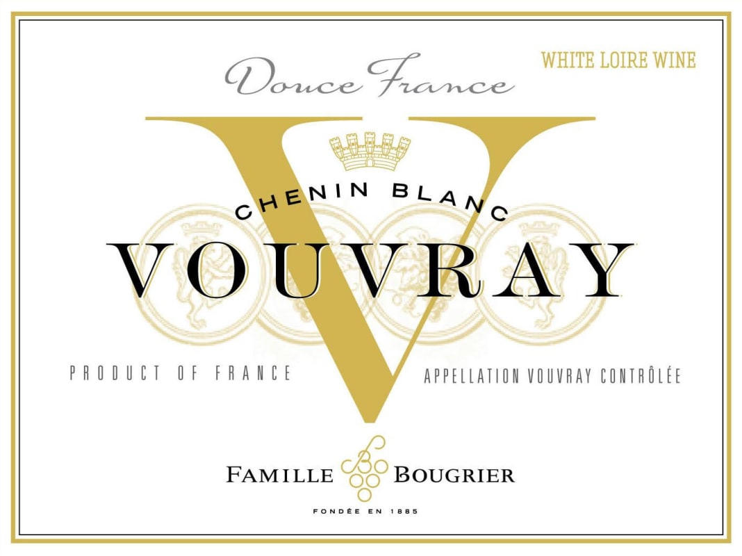 Famille Bougrier Vouvray Douce France Chenin Blanc 2015 Front Label