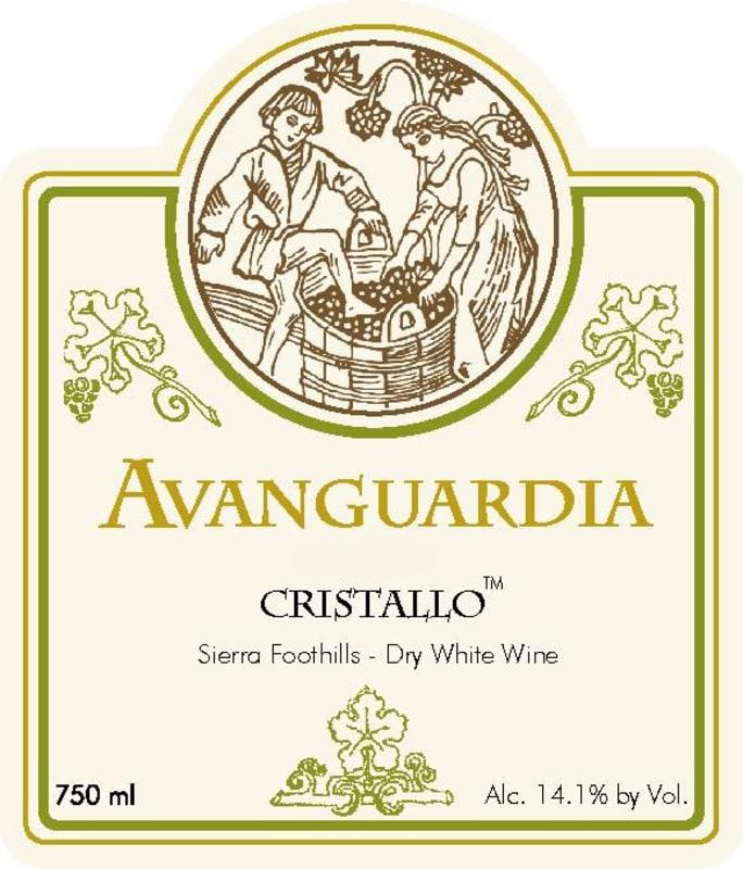 Avanguardia Wines Cristallo White 2011 Front Label