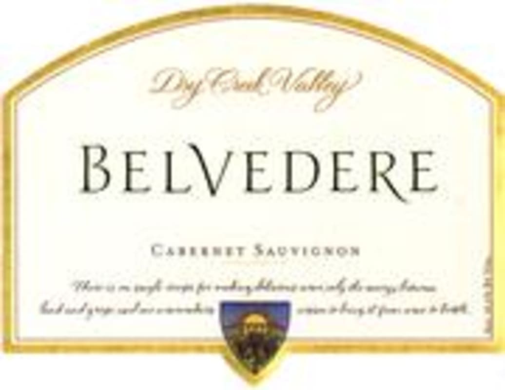 Belvedere Dry Creek Cabernet Sauvignon 1995 Front Label