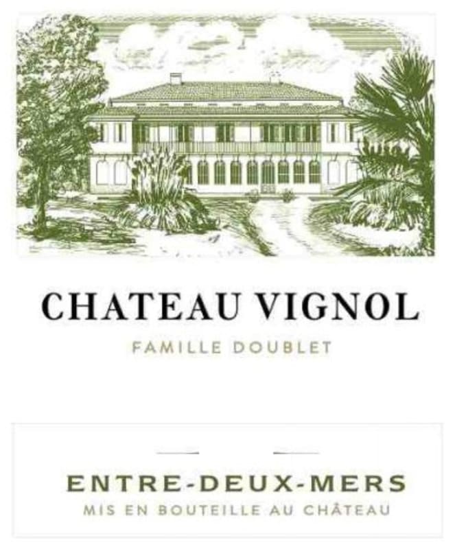 Famille Doublet Entre-deux-Mers Chateau Vignol Blanc 2011 Front Label