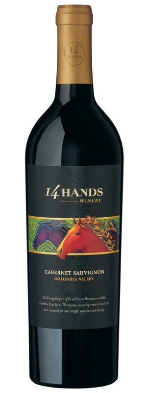 14 Hands Cabernet Sauvignon 2015 Front Bottle Shot