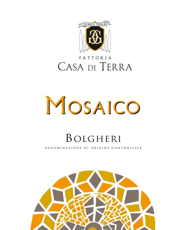 Fattoria Casa di Terra Bolgheri Mosaico 2013 Front Label