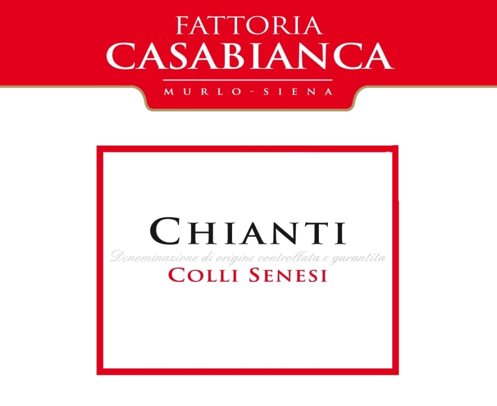 Fattoria Casabianca Chianti Colli Senesi 2014 Front Label