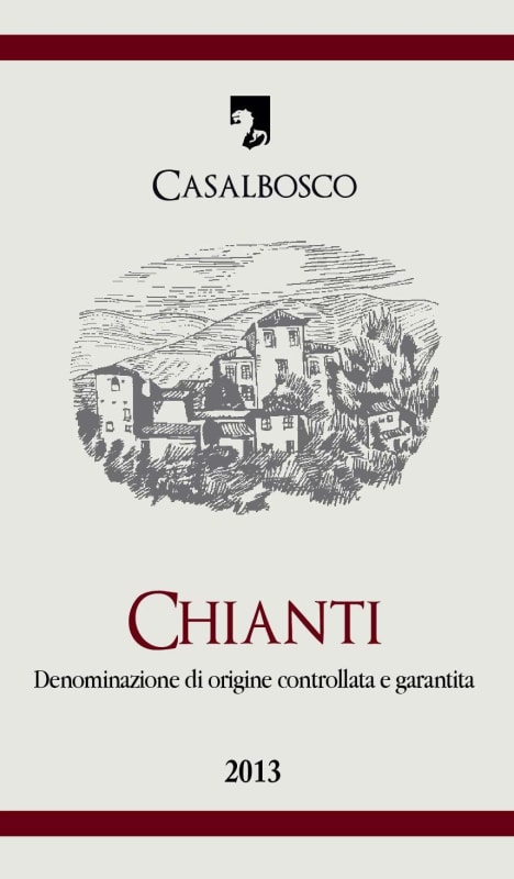 Fattoria Casalbosco Chianti 2013 Front Label