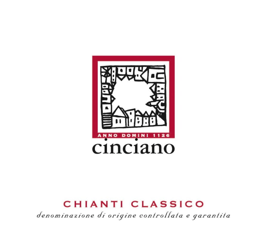 Fattoria Cinciano Chianti Classico 2012 Front Label