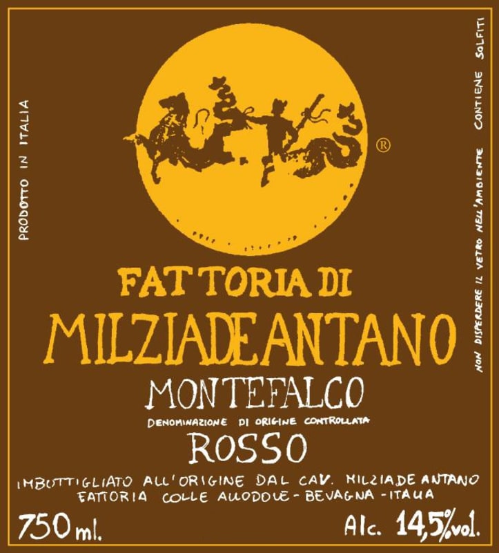 Fattoria Colleallodole Montefalco Rosso 2011 Front Label