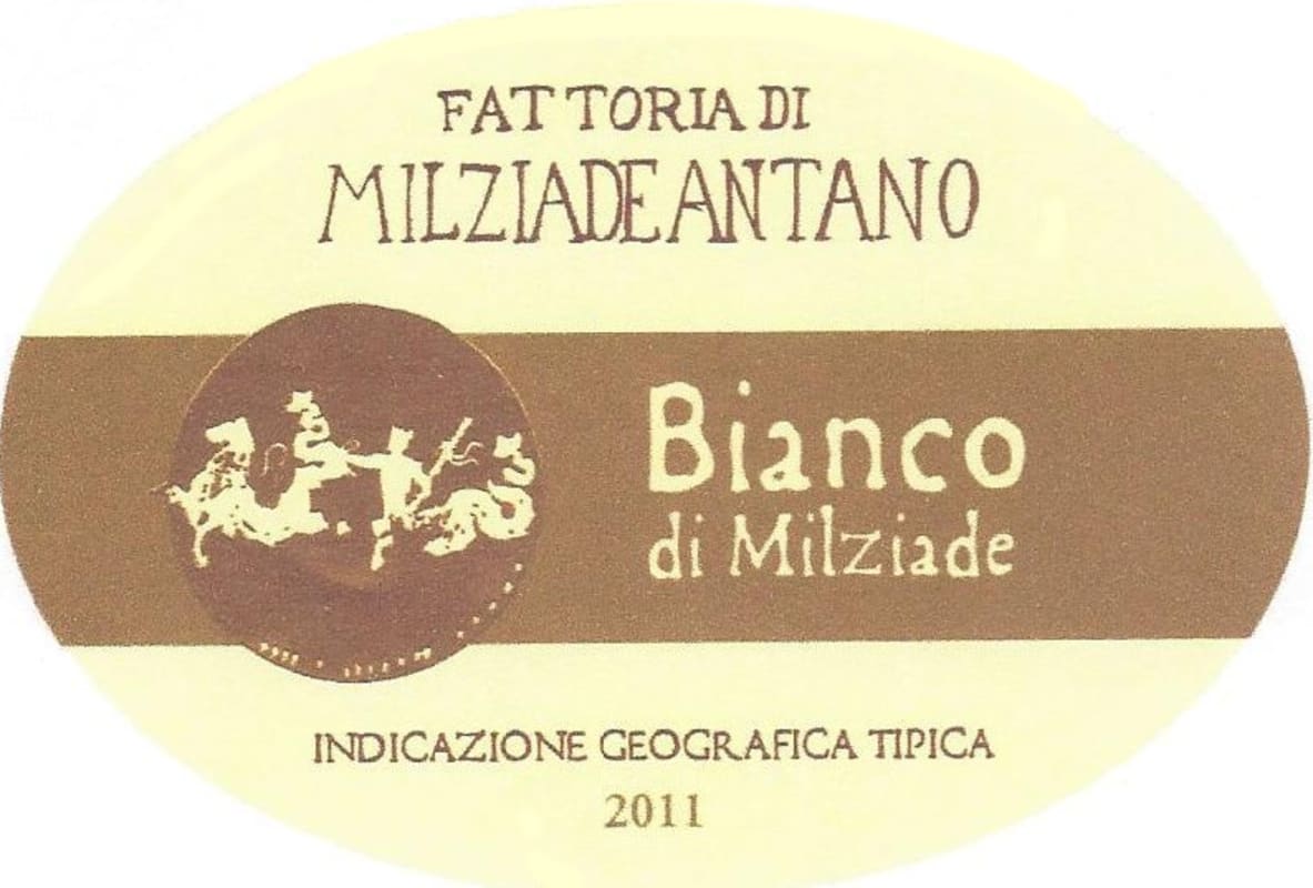 Fattoria Colleallodole Bianco di Milziade 2011 Front Label