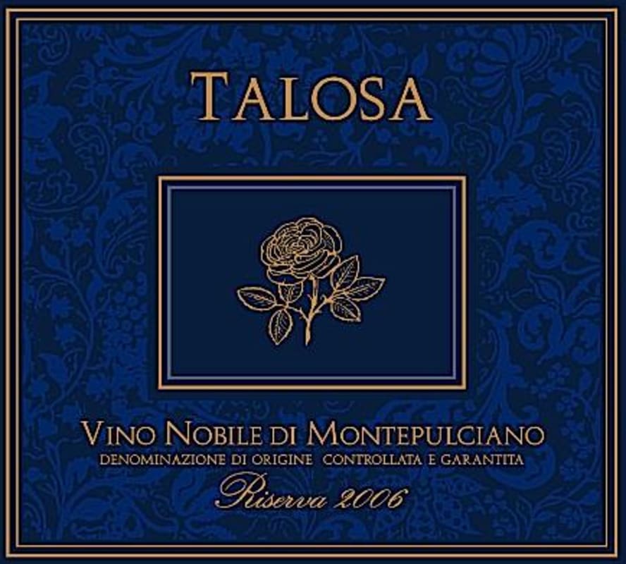 Fattoria della Talosa Vino Nobile di Montepulciano Riserva 2006 Front Label