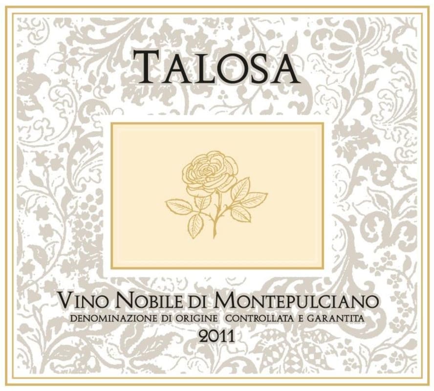 Fattoria della Talosa Vino Nobile di Montepulciano 2011 Front Label