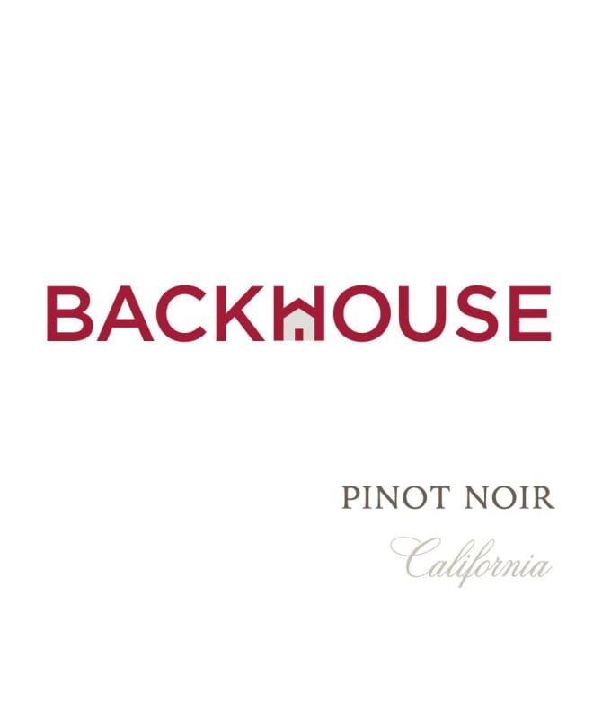 BackHouse Wines Pinot Noir 2012 Front Label