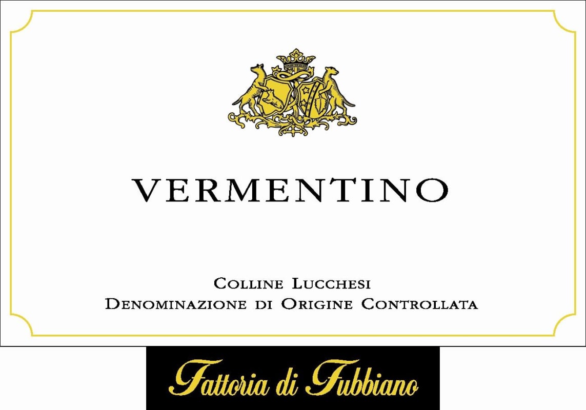 Fattoria di Fubbiano Colline Lucchesi Vermentino 2013 Front Label