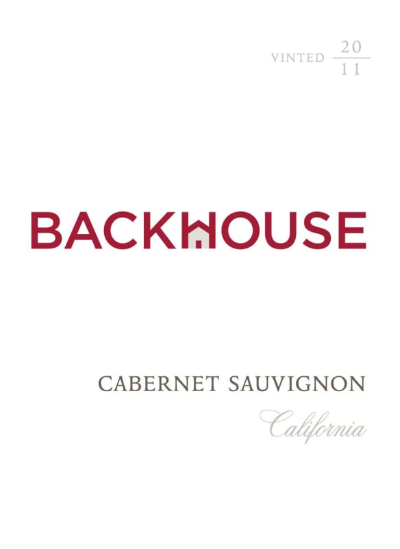BackHouse Wines Cabernet Sauvignon 2011 Front Label