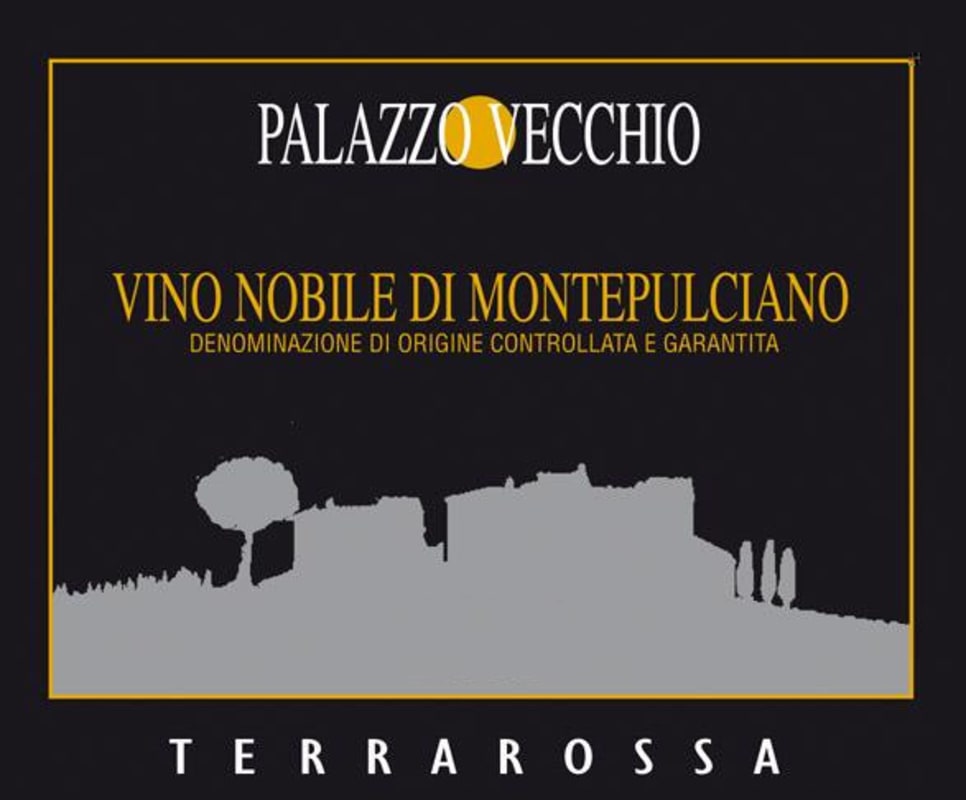 Palazzo Vecchio Vino Nobile di Montepulciano Terra Rossa 2007 Front Label