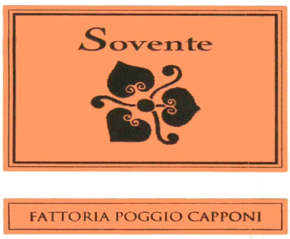 Fattoria di Poggio Capponi Toscana Sovente 2010 Front Label