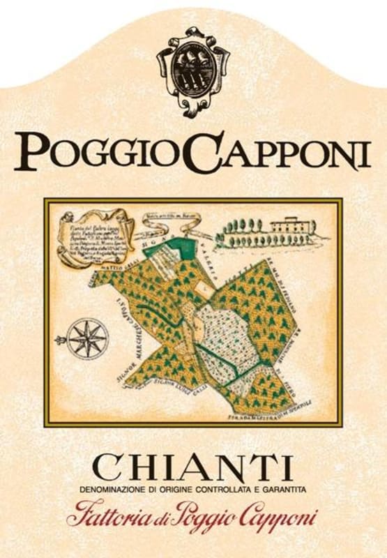 Fattoria di Poggio Capponi Chianti 2011 Front Label