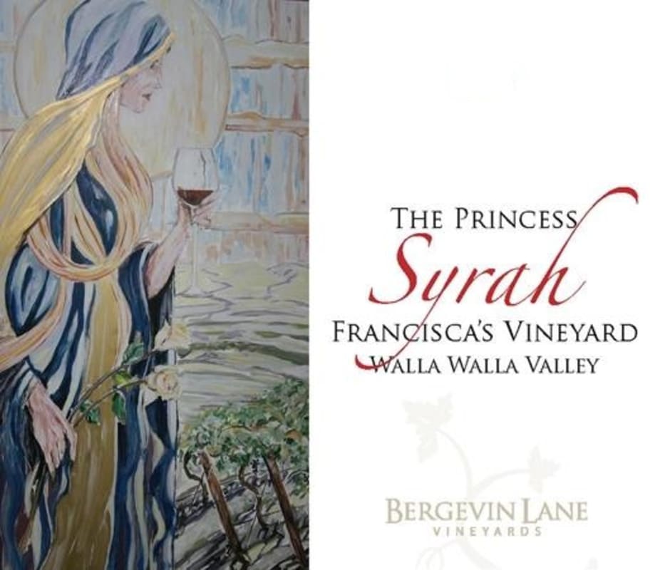 Bergevin Lane Francisca's Vineyard 'The Princess' Syrah 2008 Front Label