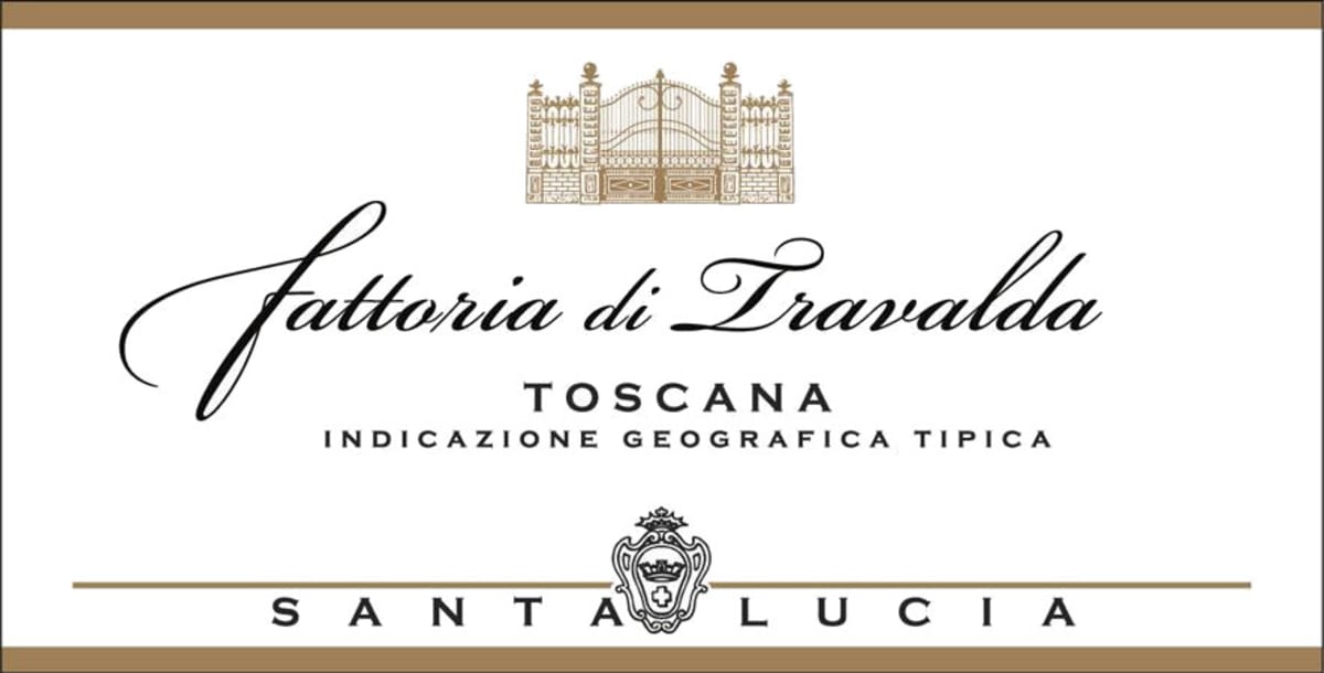 Fattoria di Travalda Toscana Santa Lucia 2004 Front Label