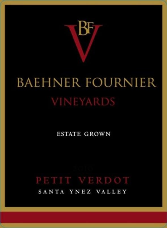 Baehner Fournier Vineyards Petit Verdot 2013 Front Label