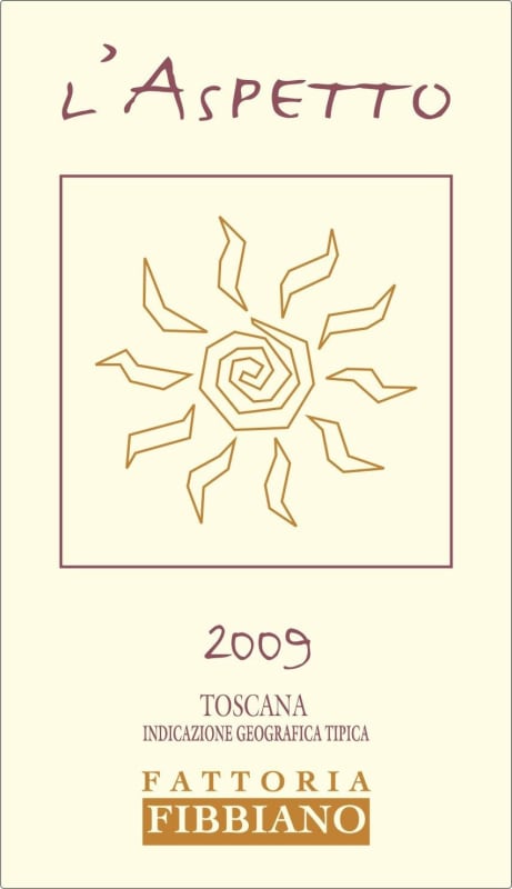 Fattoria Fibbiano Toscana L'Aspetto 2009 Front Label