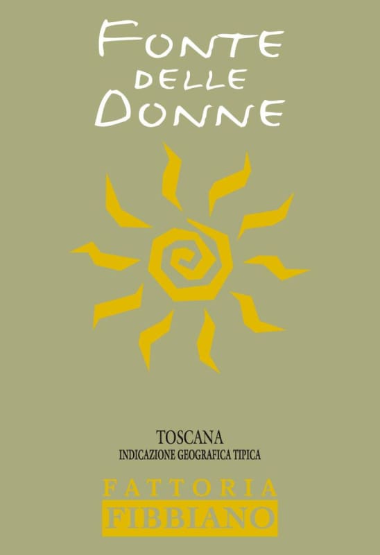 Fattoria Fibbiano Toscana Fonte delle Donne 2013 Front Label