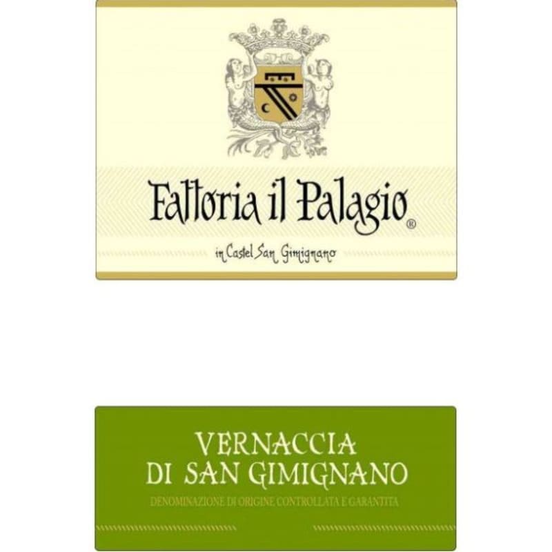 Fattoria il Palagio Vernaccia di San Gimignano 2014 Front Label