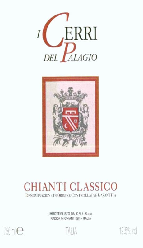 Fattoria il Palagio Chianti Classico I Cerri 2013 Front Label