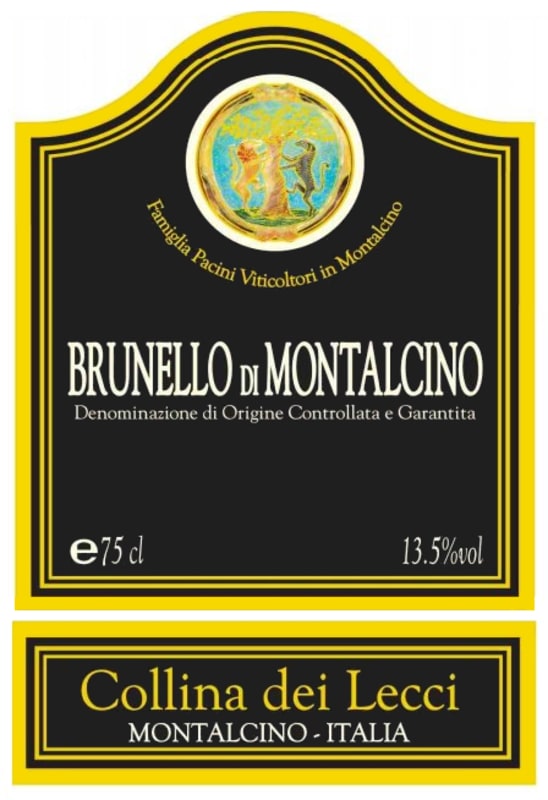 La Lecciaia Brunello di Montalcino 2012 Front Label