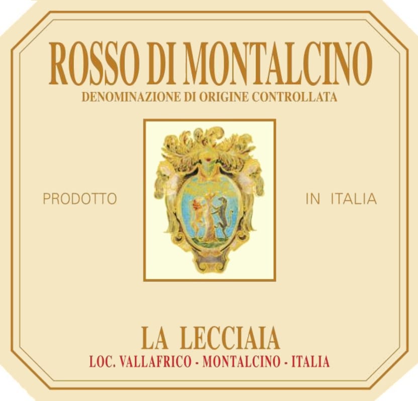 La Lecciaia Rosso di Montalcino 2014 Front Label